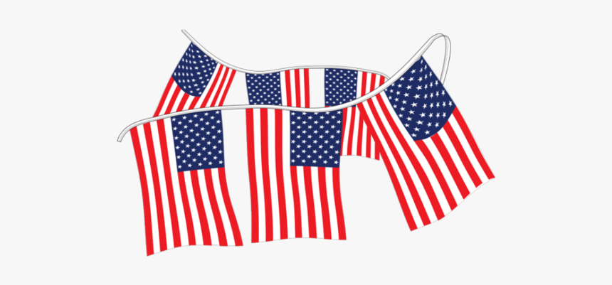 American Flag Pennants Supreme Cloth - Flag Pole Pocket, HD Png Download, Free Download