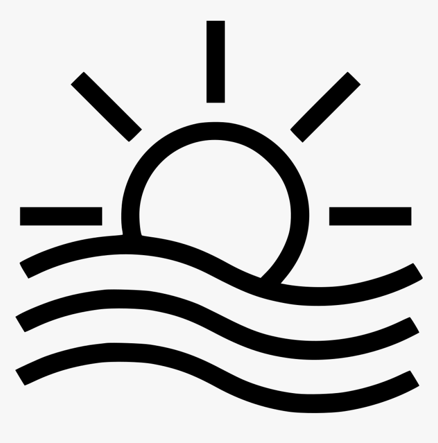 Light Fog - Noun Project Sunset, HD Png Download, Free Download