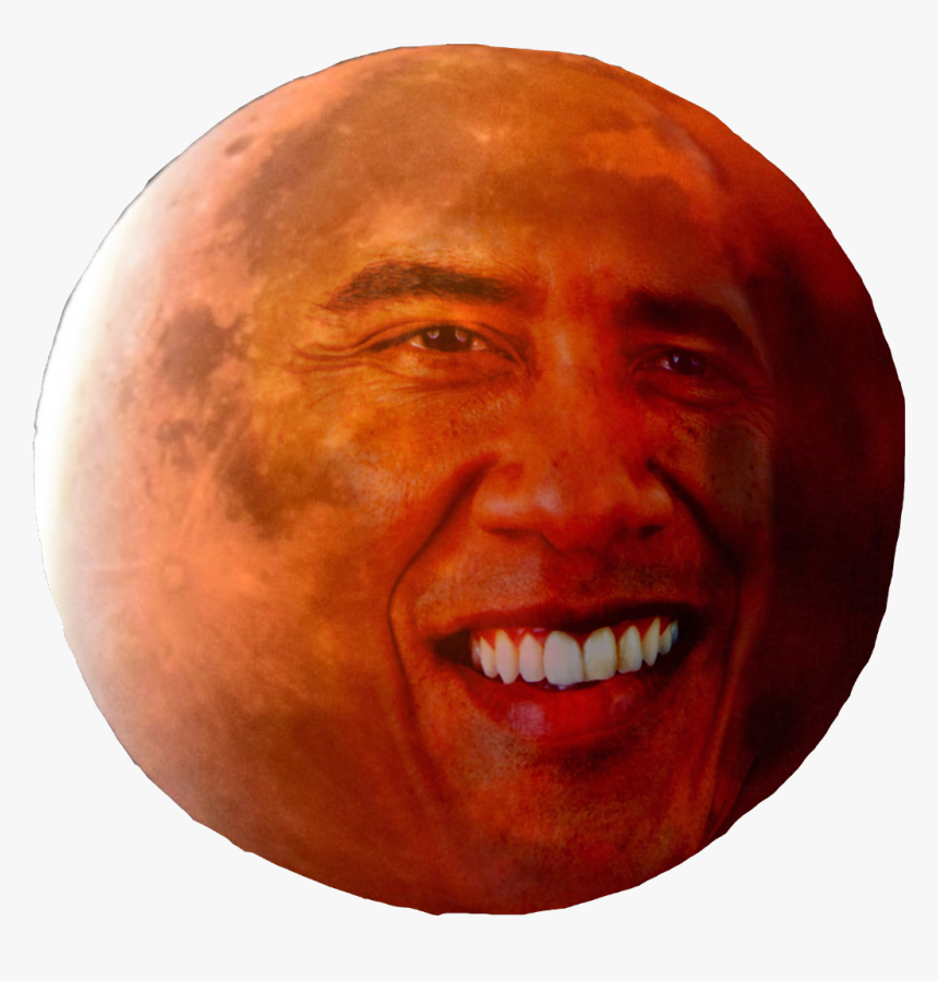 #moon #obama #omoonga - Illustration, HD Png Download, Free Download