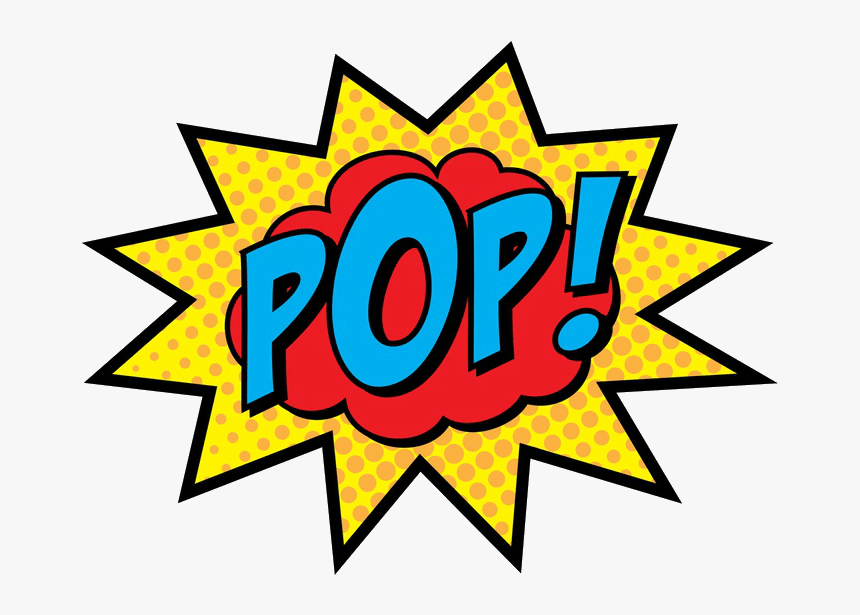 Clip Art Comic Pop Art - Pop Art Wow Png, Transparent Png, Free Download