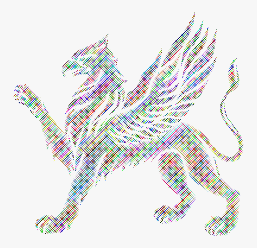 Pink,art,vertebrate - Pop Art Griffin, HD Png Download, Free Download