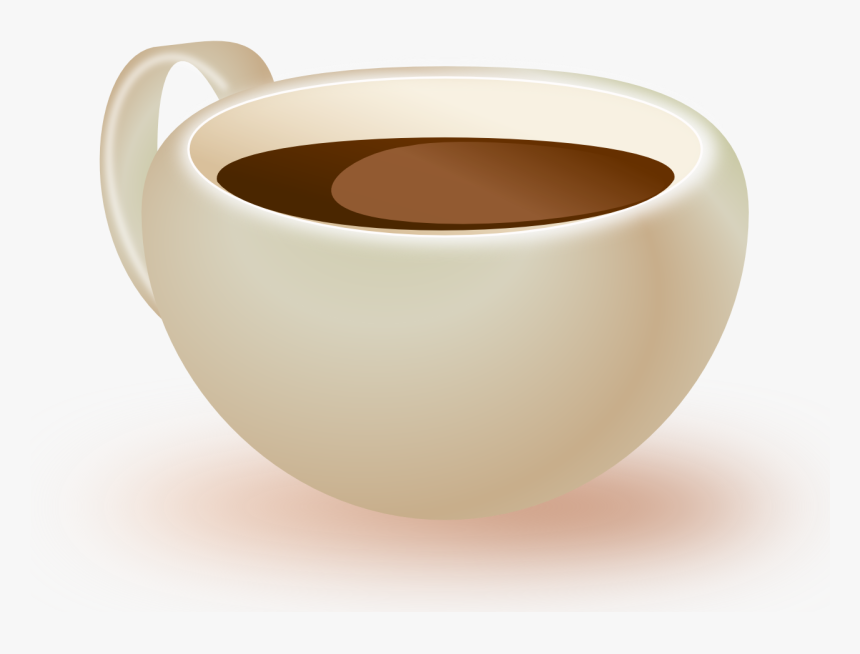 Coffee Cup Tea Cappuccino Cafe - Vectores Taza De Cafe, HD Png Download, Free Download