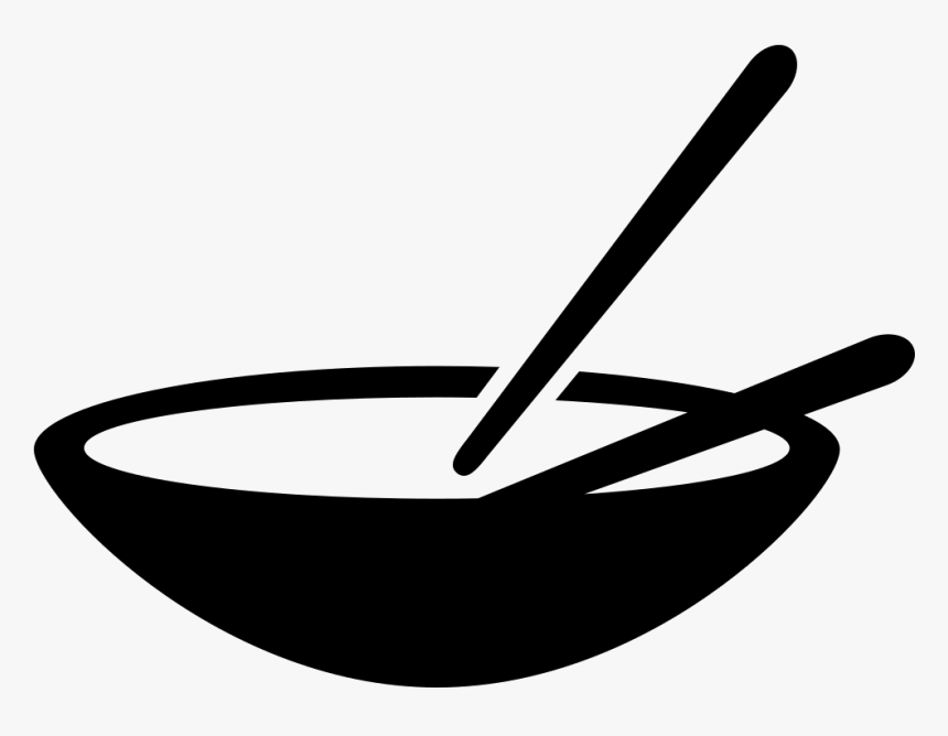 Bowl And Chopsticks Of Japan - Bowl With Chopsticks Vector, HD Png Download, Free Download