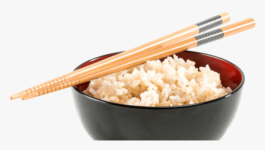 Better Tasting Brown Rice - Brown Rice With Chopsticks, HD Png Download, Free Download