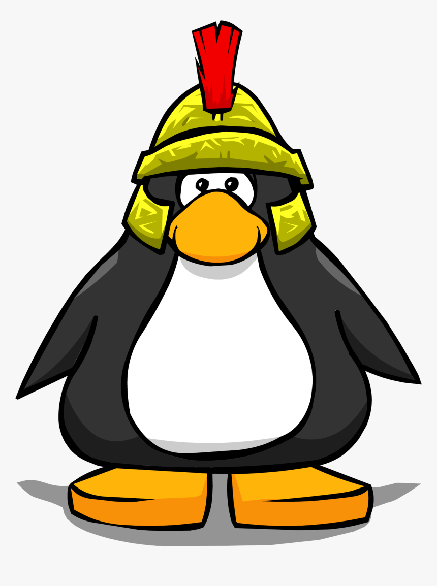 Spartan Clipart Centurion Helmet - Penguin With Santa Hat, HD Png Download, Free Download