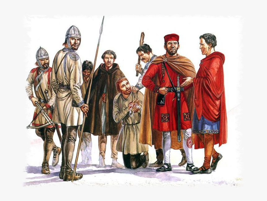 Roman Lord And Milites - Late Roman Infantryman, HD Png Download, Free Download