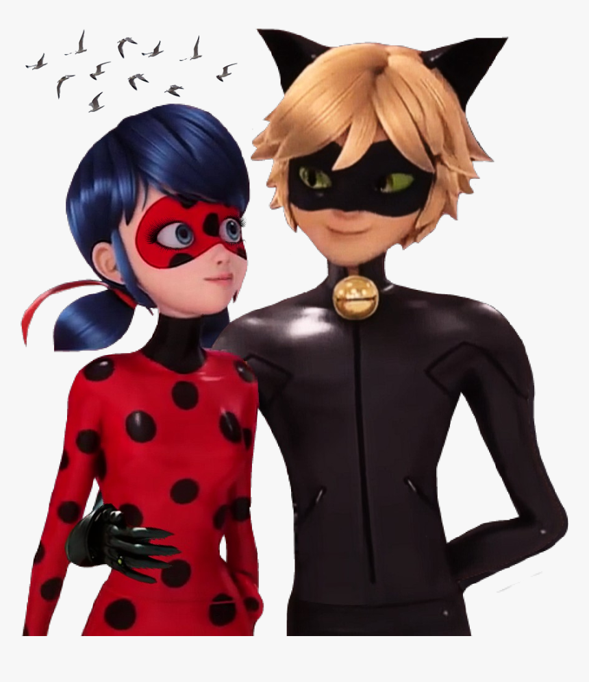 #ladynoir Miraculous Ladybug❤️😍💞 - Miraculous Ladybug Ladynoir, HD Png Download, Free Download