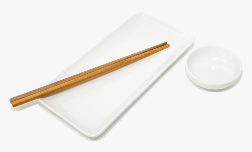 Sushi Plate, Soy Sauce Dish And Chopsticks - Wood, HD Png Download, Free Download