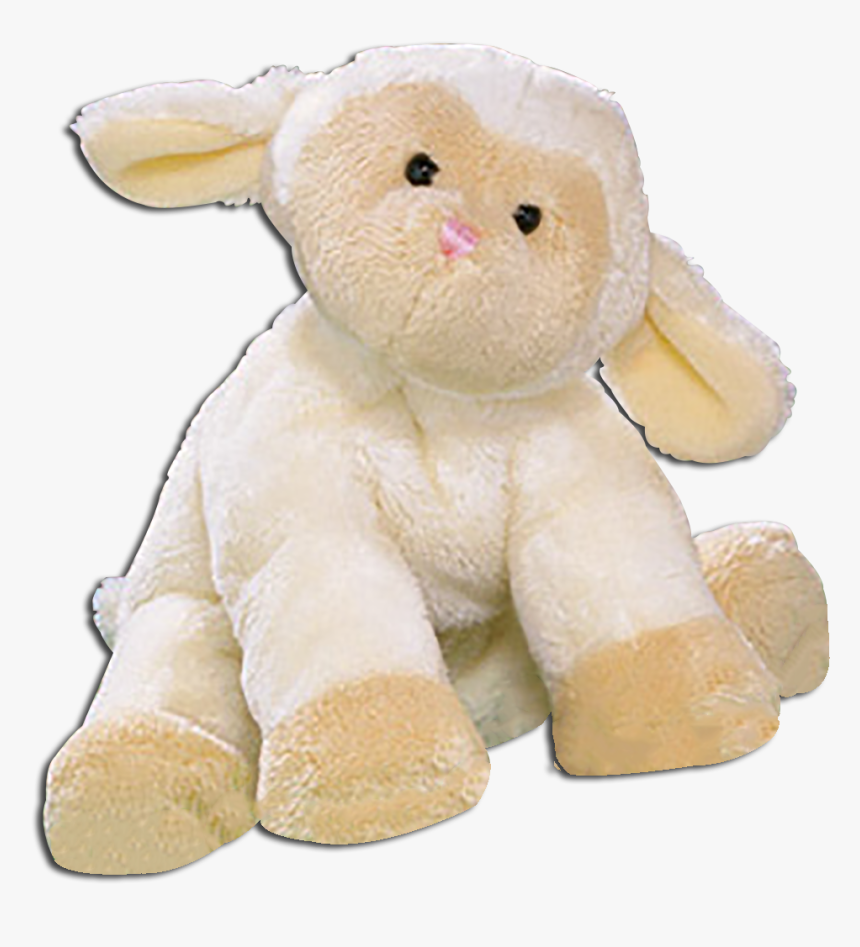 Gund Babs Silky Soft Creamy White Lamb Stuffed Animal - Lamb Stuffed Animal Png, Transparent Png, Free Download