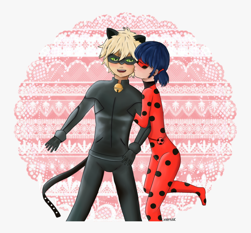 Miraculous Ladybug And Chat Noir By Rawrblueart, HD Png Download, Free Download