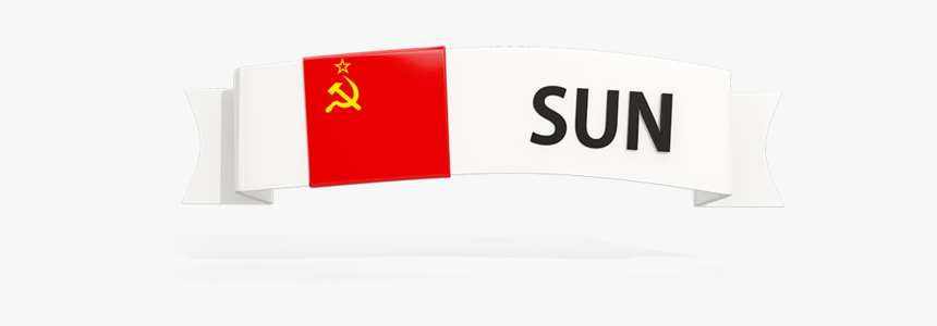 Flag On Banner - Label, HD Png Download, Free Download