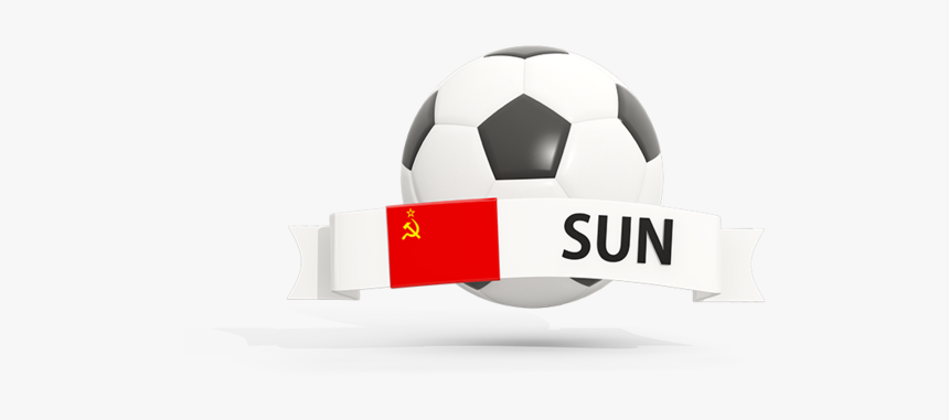 Football With Banner - Football Icon Illustration Of Flag Of Thailand, HD Png Download, Free Download