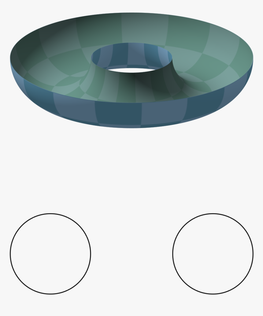 Standard Torus-ring - Half Donut Shape Png, Transparent Png, Free Download