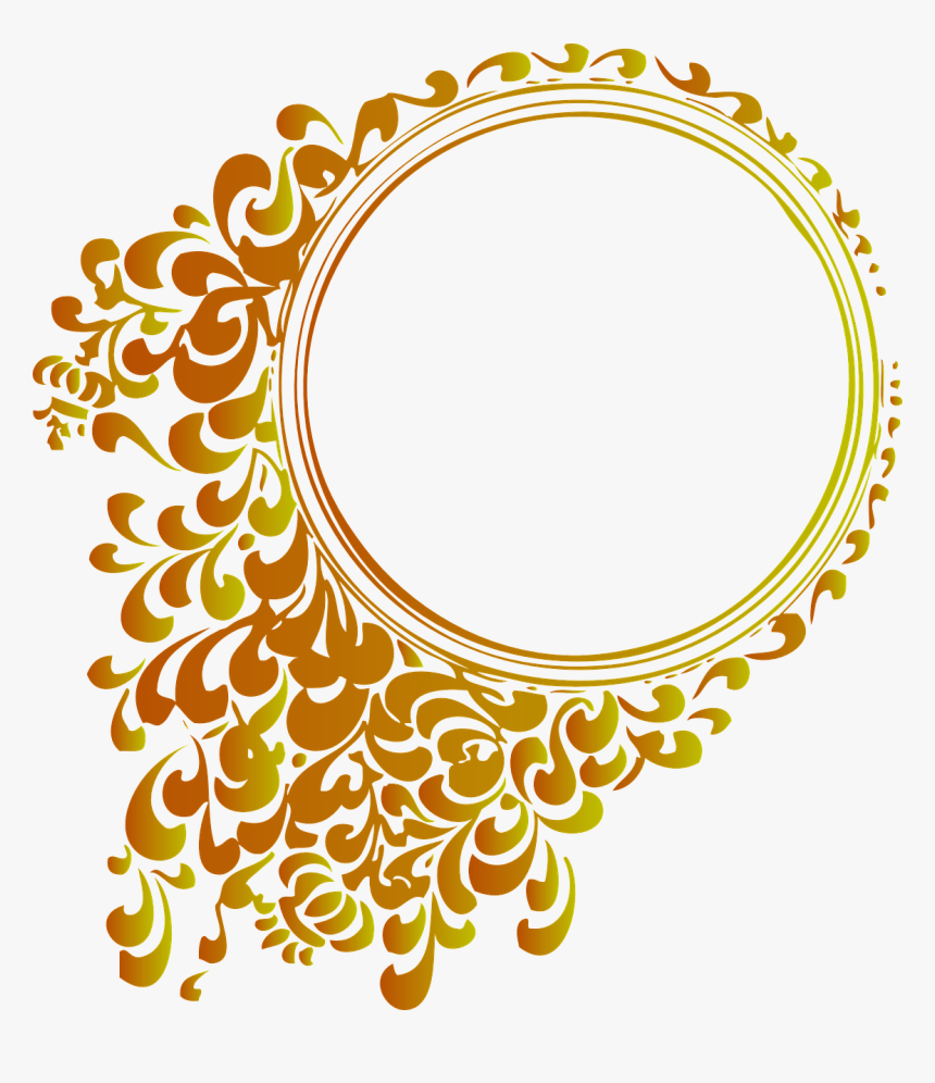 Gold Vector Frame Png, Transparent Png, Free Download