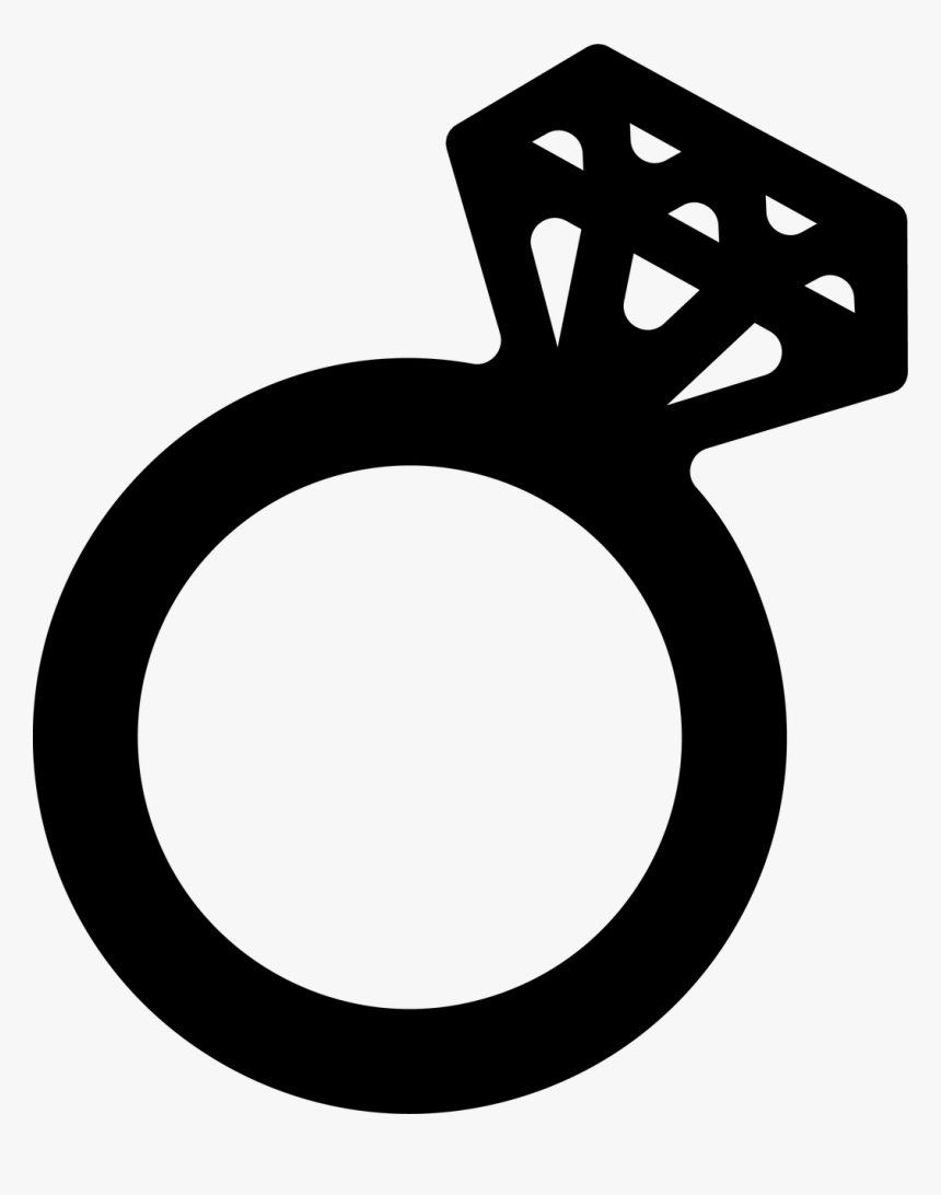 Transparent Diamond Ring Clip Art - Diamond Ring Svg Free, HD Png Download, Free Download