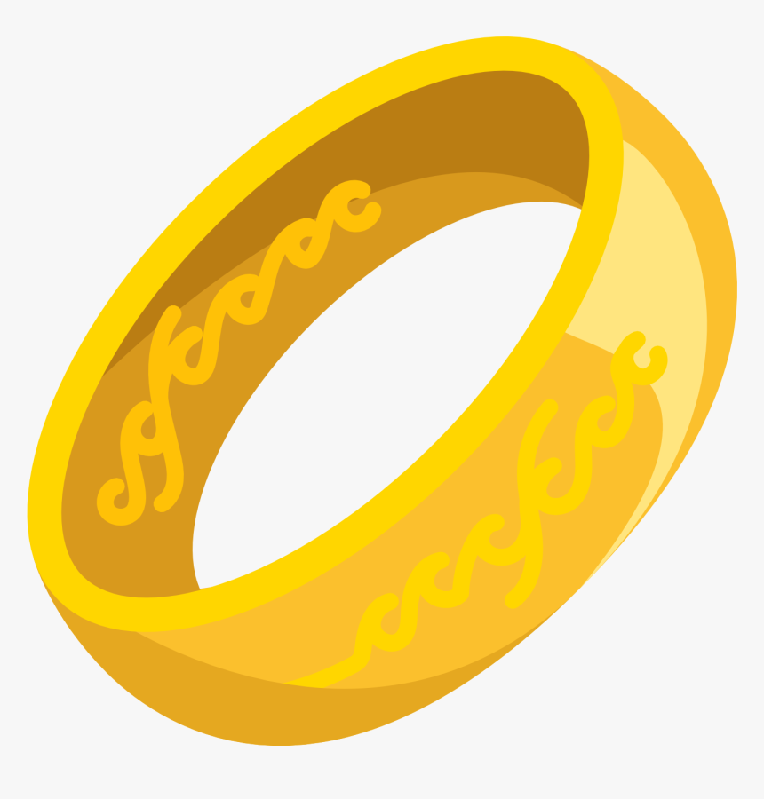 Ring Png - Lord Of The Rings Ring Vector, Transparent Png, Free Download