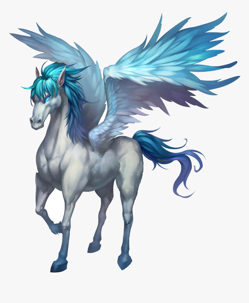 Horse Pictures To Print - Pegasus Unicorn, HD Png Download, Free Download