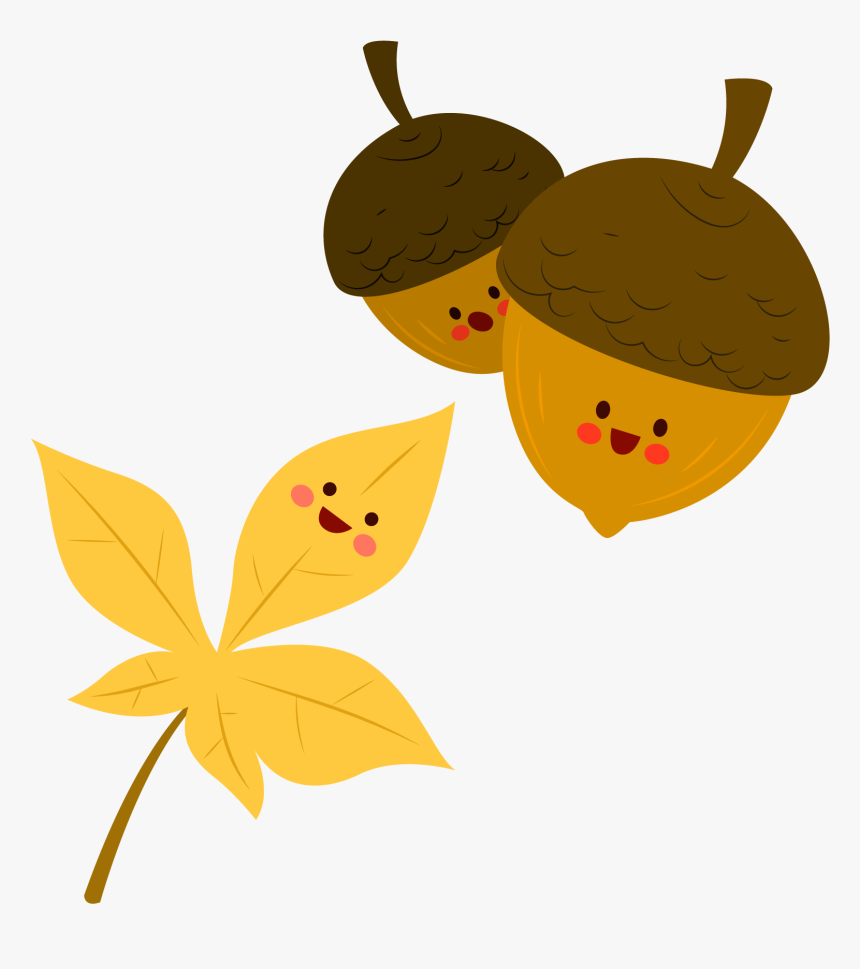 Child Cartoon Maple Transprent Png Free Download - Autumn Cartoon, Transparent Png, Free Download