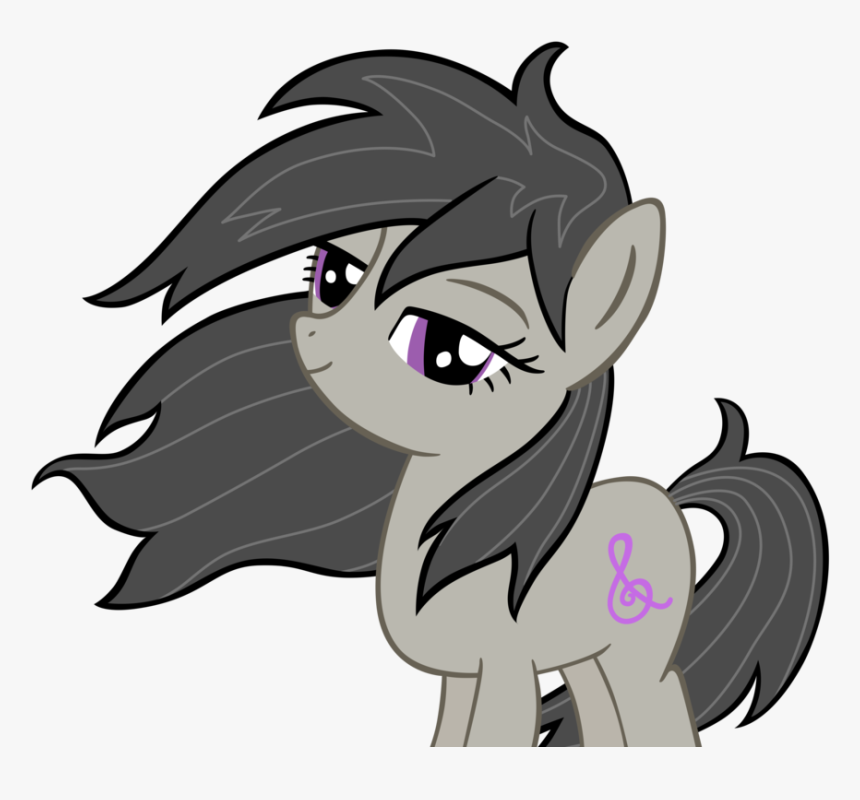 Octavia Images Octavia"s Mane Blowing In The Wind Hd - Windy Rainbow Dash, HD Png Download, Free Download