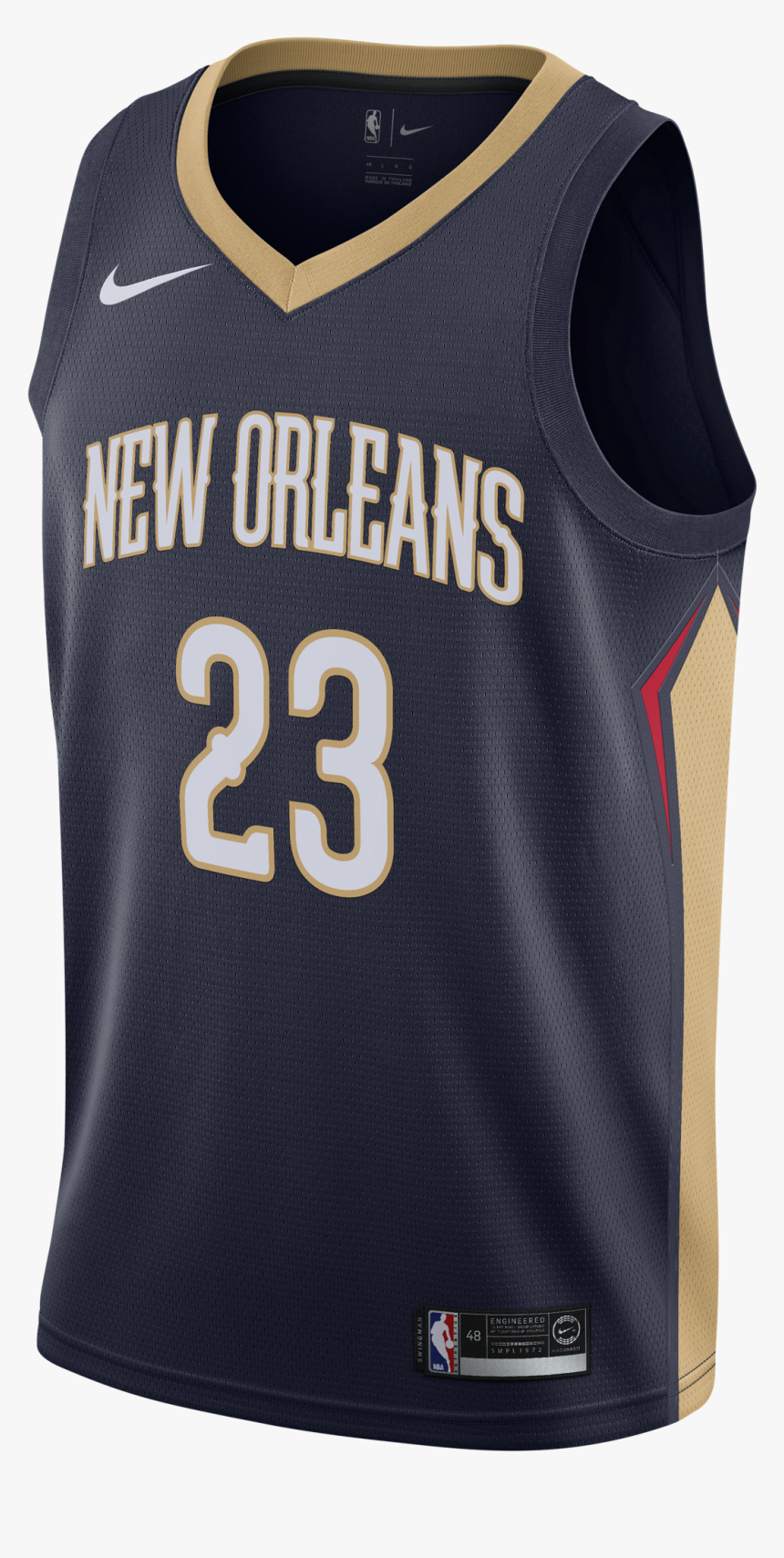 Nike Nba New Orlean Pelicans Anthony Davis Swingman - Sports Jersey, HD Png Download, Free Download