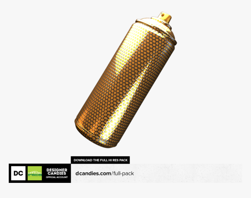 Spray Can Gold, HD Png Download, Free Download