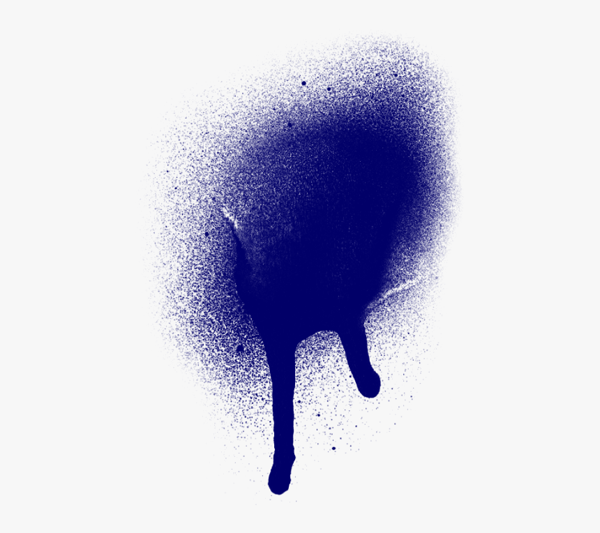 Blue Paint Spray - Illustration, HD Png Download, Free Download