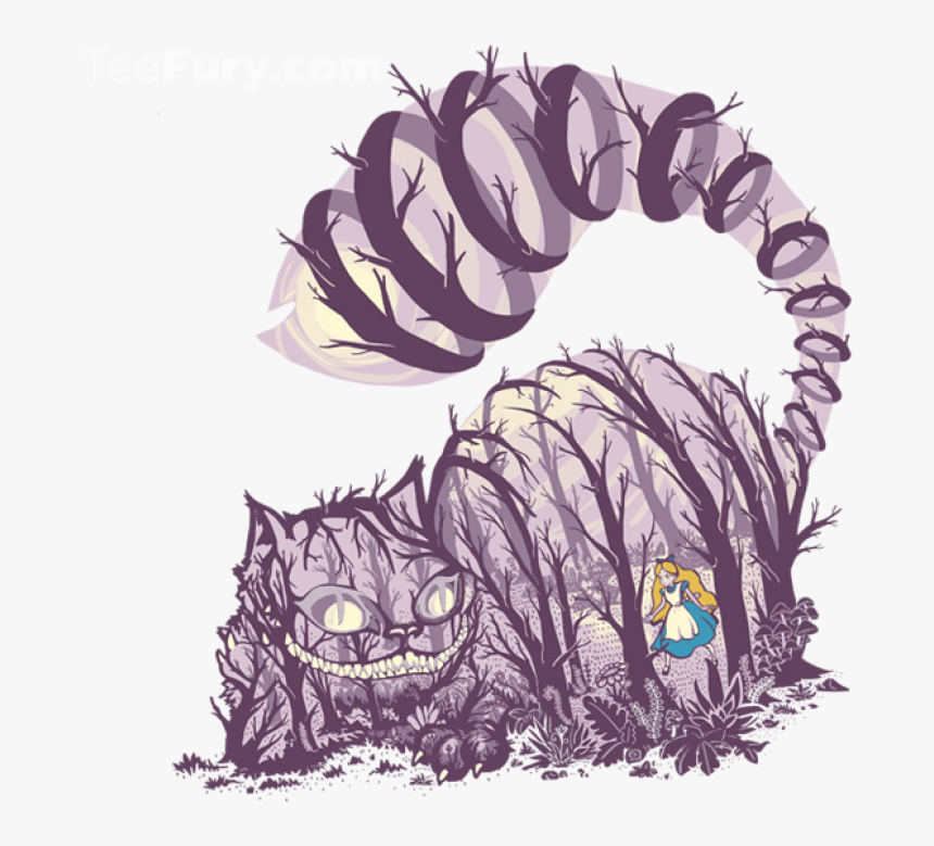 Disney Cheshire Cat Pencil Drawing, HD Png Download, Free Download