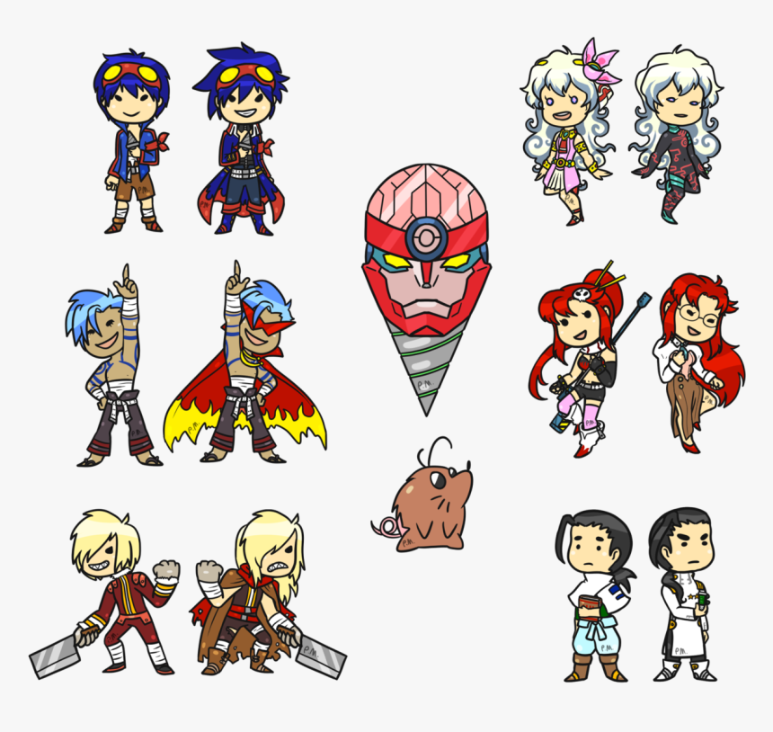 Transparent Gurren Lagann Png - Gurren Lagann Stickers, Png Download, Free Download