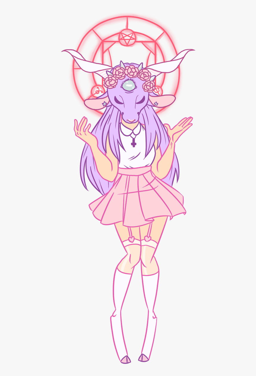 Baphomet Princess - Pastel Goth Creepy Cute, HD Png Download, Free Download