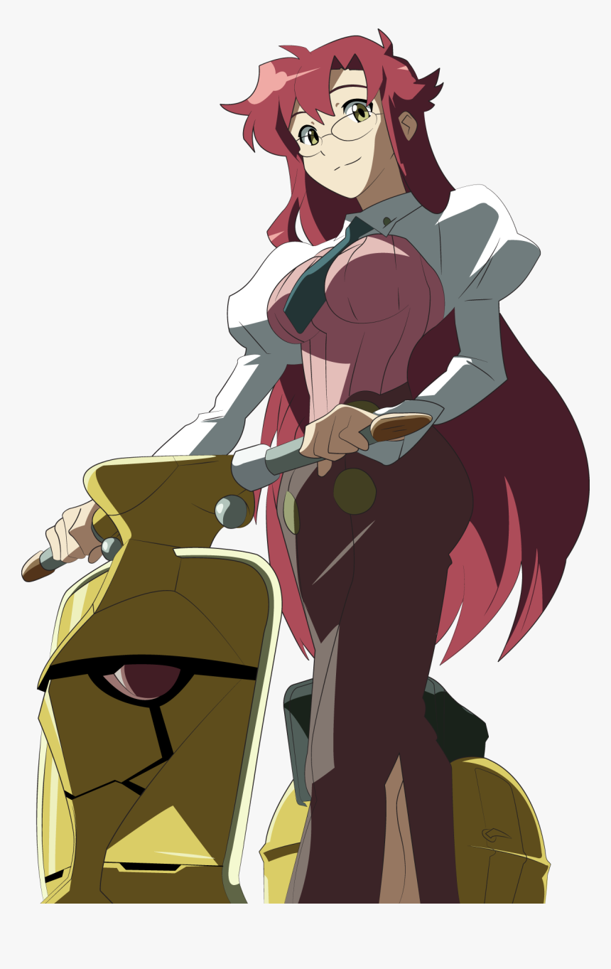 2000 Gurren Lagan Yoko - Yoko Gurren Lagann Teacher, HD Png Download, Free Download