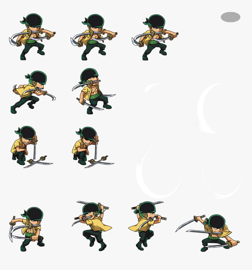 Cartoon , Png Download - One Piece Sprites Png, Transparent Png, Free Download