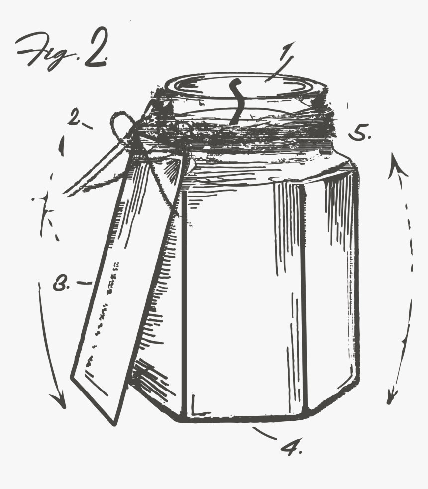 Transparent Mad Hatter Hat Png - Candle Sketch Transparent, Png Download, Free Download