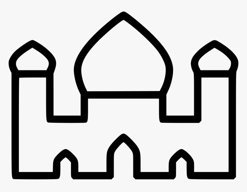 Mosque Temple Quran My Files - Mosque Clip Art Black, HD Png Download, Free Download