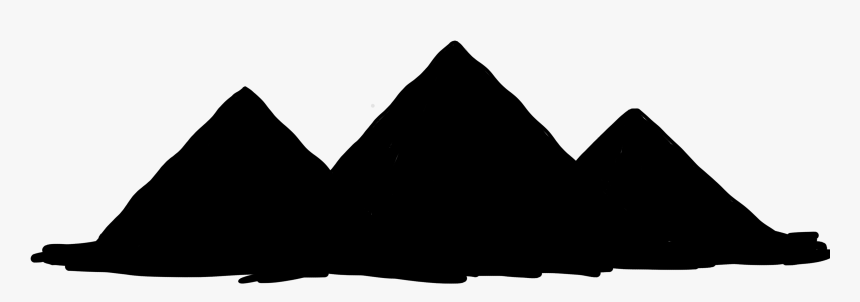 Pyramid Silhouette Png, Transparent Png, Free Download