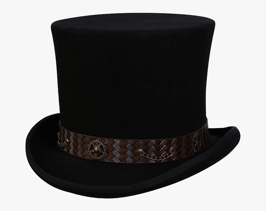 Mad Hatter Steampunk Top Hat - Fedora, HD Png Download, Free Download