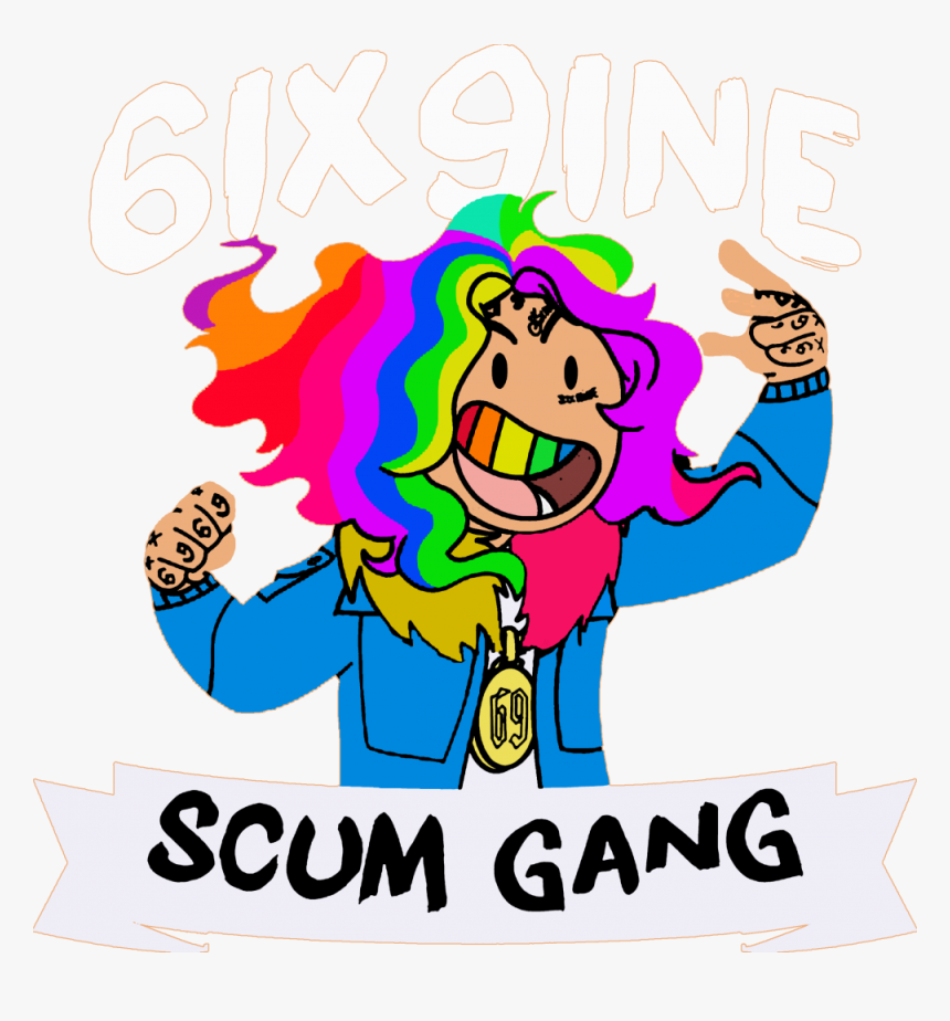 Transparent 6ix9ine Png - 6ix9ine Logo Scum Gang, Png Download, Free Download