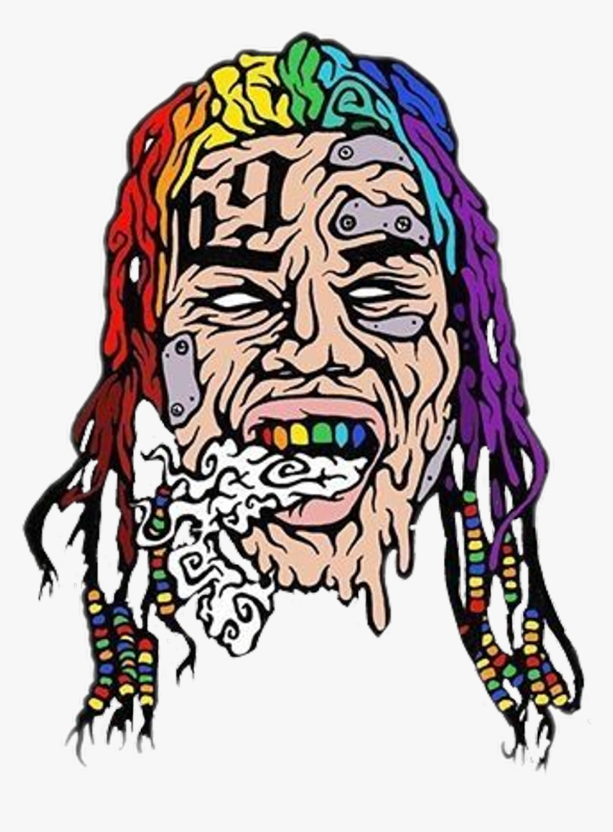 6ix9ine Sticker Clipart , Png Download - T Shirt Ghostemane, Transparent Png, Free Download