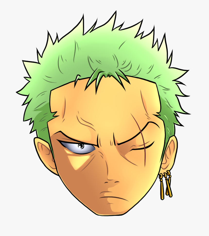 Zoro One Piece Face, HD Png Download, Free Download