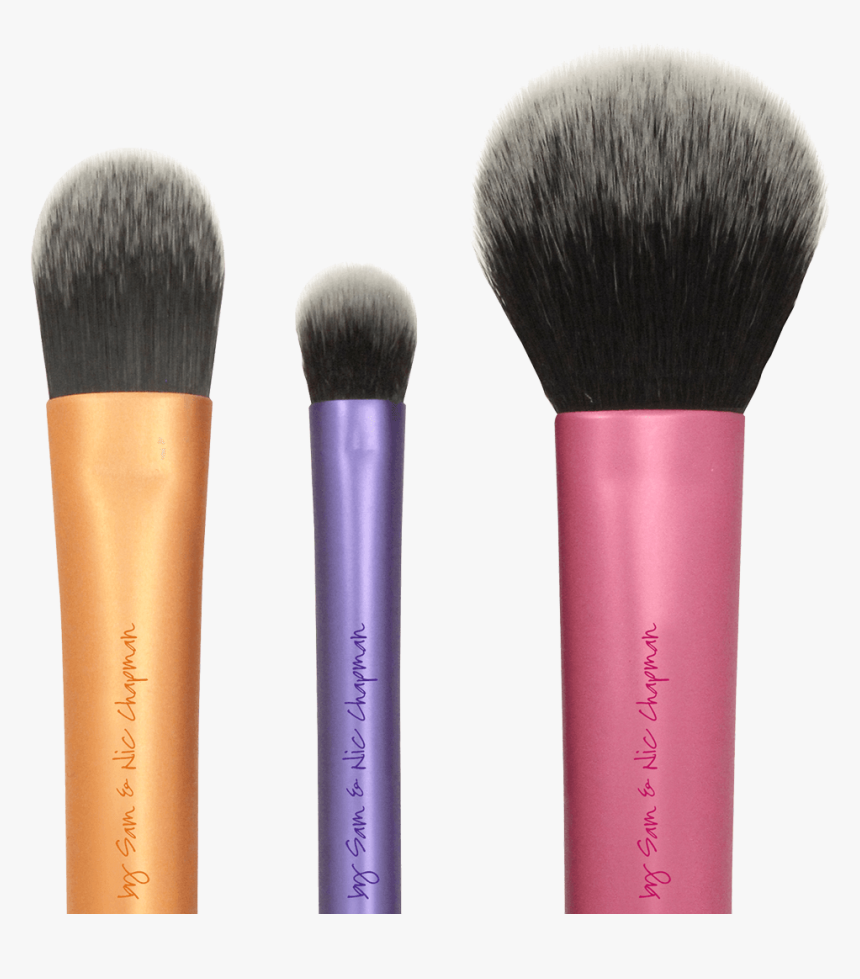 Real Techniques Travel Essentials Brush Set - Foundation Brush Real Techniques, HD Png Download, Free Download