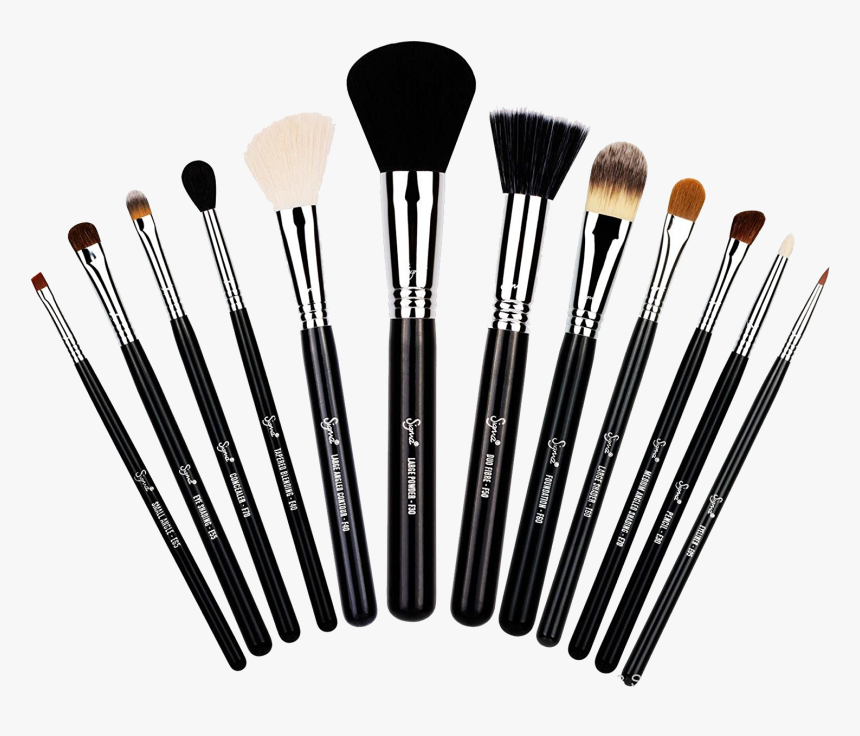 Brushes Transparent - Makeup Brushes Set Png, Png Download, Free Download