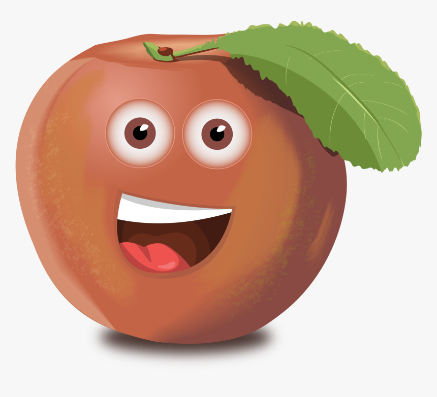 Peach Clipart Cartoon - Cartoon, HD Png Download, Free Download