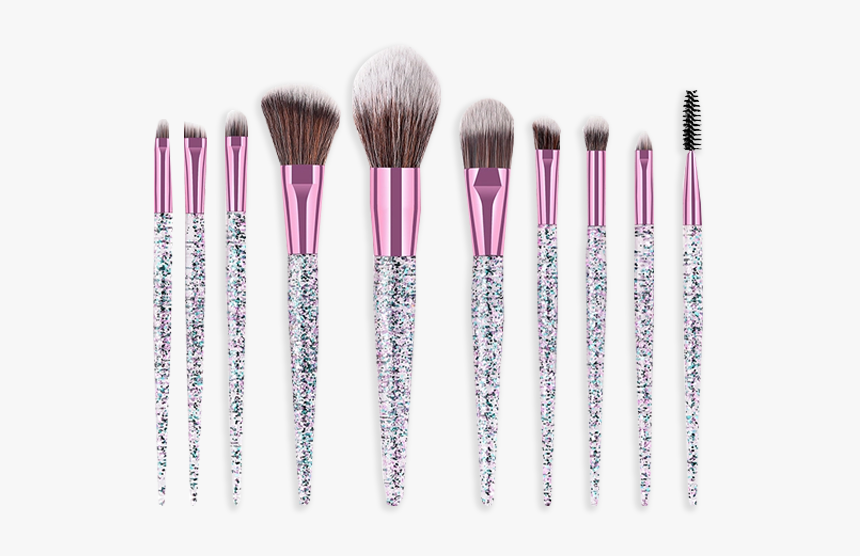 Glitter Makeup Brushes, HD Png Download, Free Download