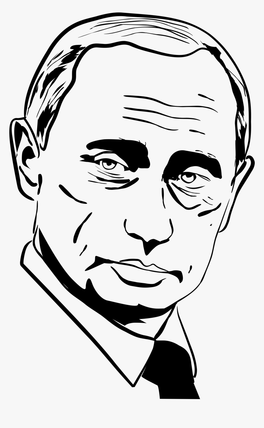 Putin Of Russia Big - Putin Lineart, HD Png Download, Free Download