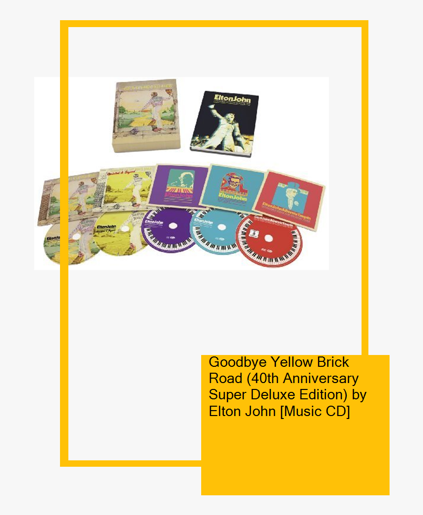 Elton John Goodbye Yellow Brick Road 40th Anniversary, HD Png Download, Free Download
