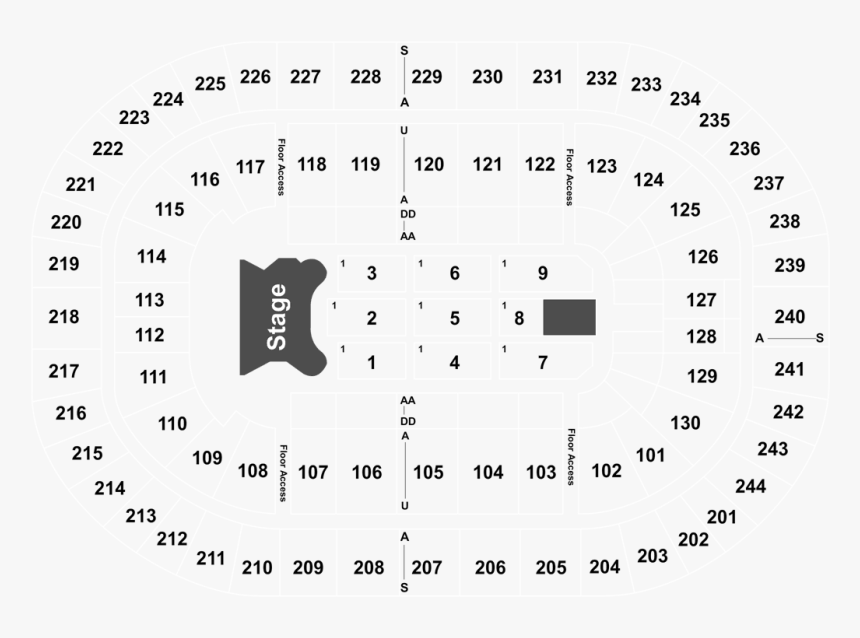 Elton John Farewell Yellow Brick Road Times Union Center - Taylor Swift Seating Chart Sofi Stadium, HD Png Download, Free Download