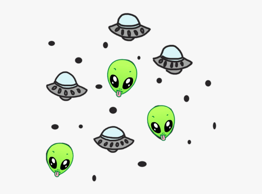 Alien, Overlay, And Png Image - Planetas Tumblr Png, Transparent Png, Free Download