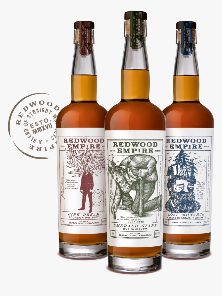 Bourbon Whiskey / Emerald Giant - Redwood Empire Whiskey, HD Png Download, Free Download