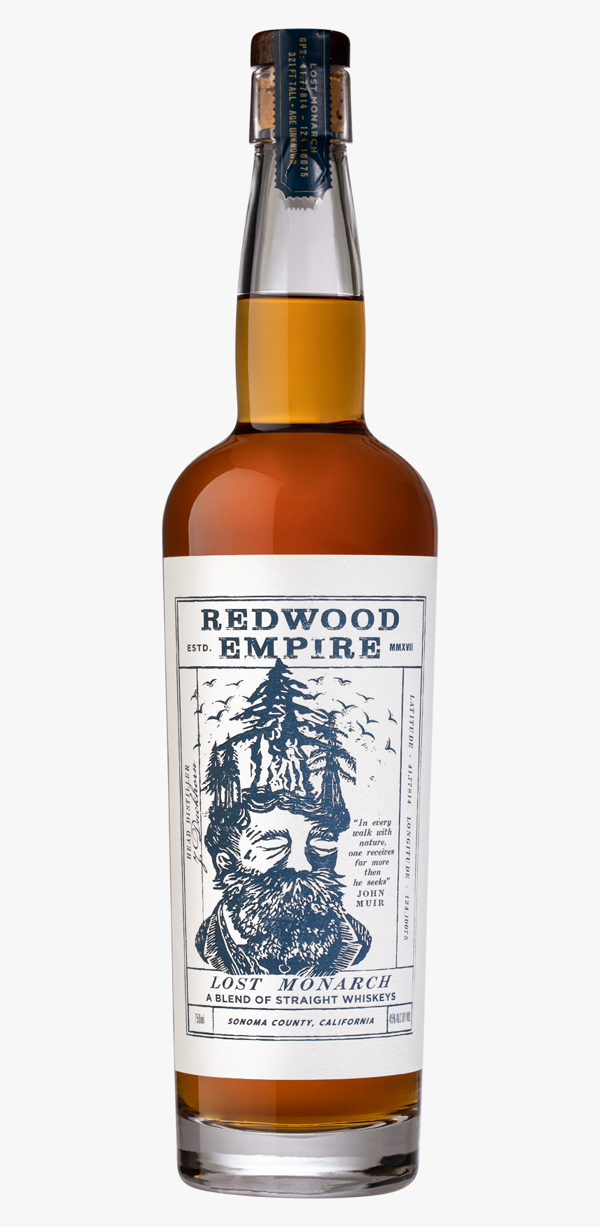 A Blend Of Straight Whiskeys - Redwood Empire Whiskey, HD Png Download, Free Download