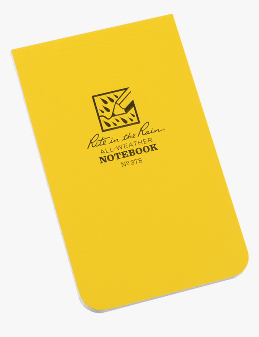 Front Of Yellow Notebook - Rite In The Rain, HD Png Download, Free Download