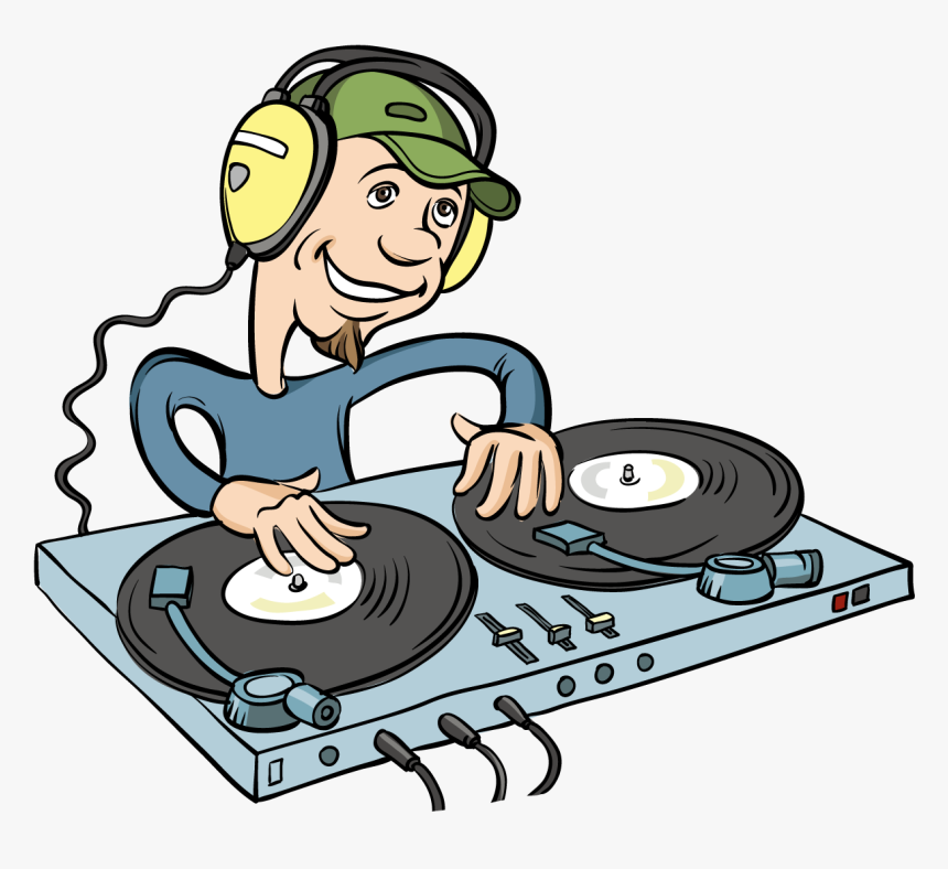 Jpg Transparent Library Disc Jockey Music Illustration - Disc Jockey Clipart, HD Png Download, Free Download
